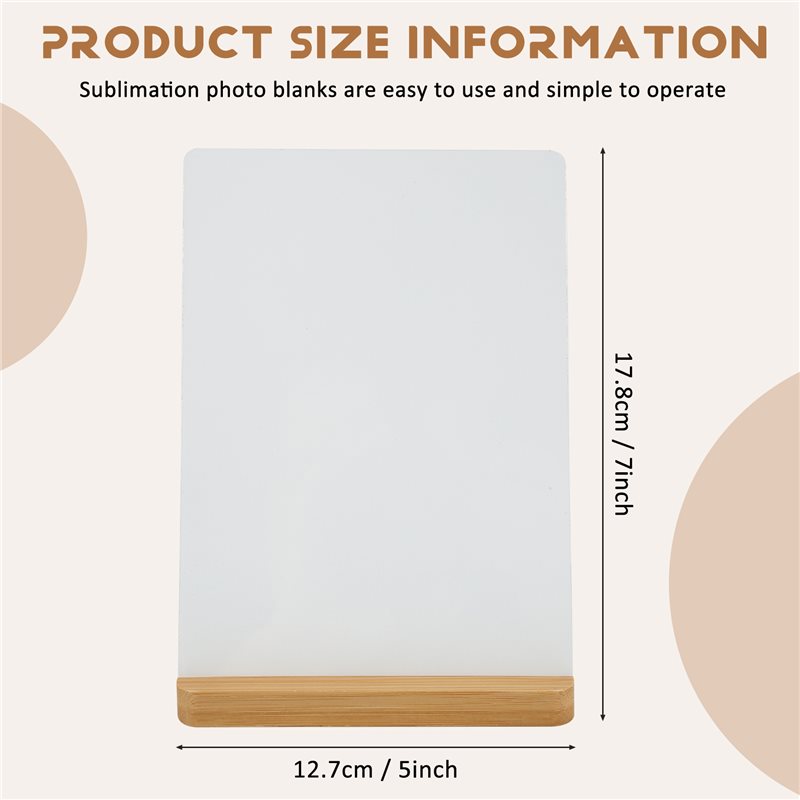 6'lı Paket Süblimasyon Fotoğra - Bamboo Photo Frame incelemesi ve fiyatı
