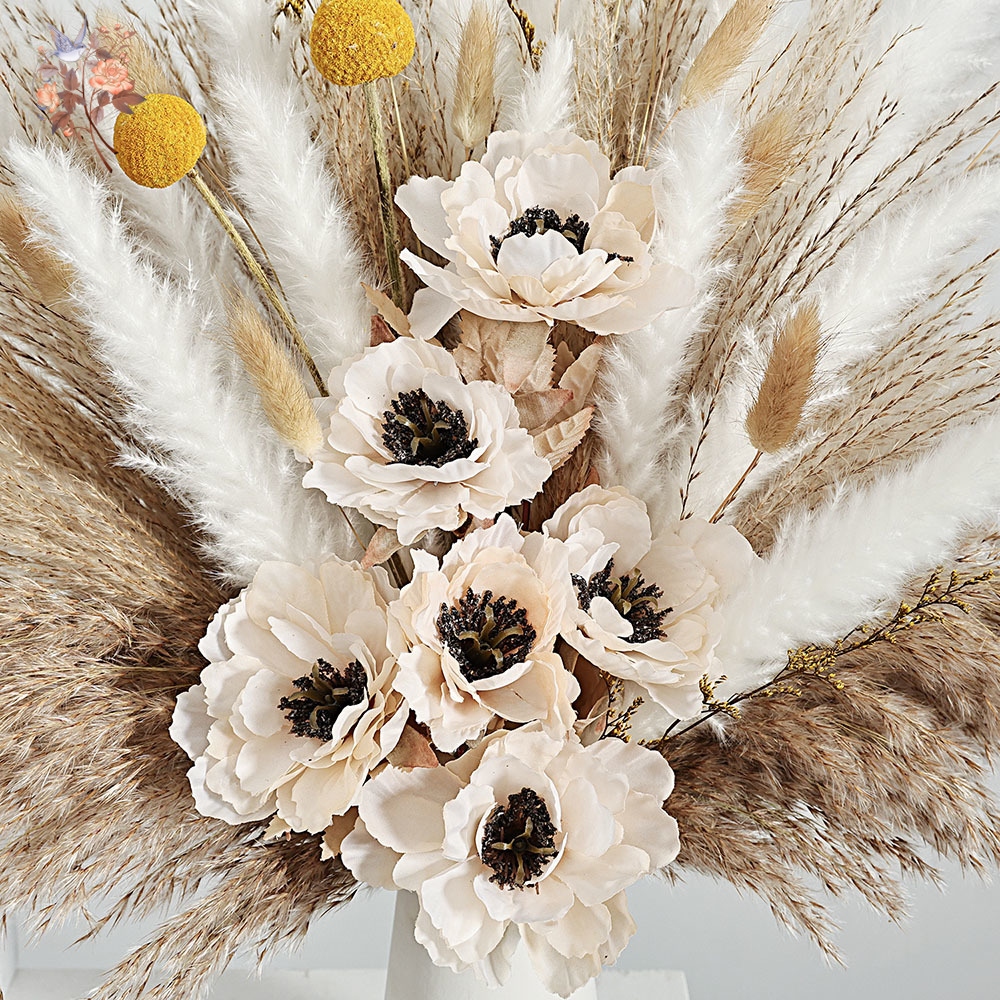 55 Adet Yapay Çiçek Buketi Kab - Pampas Grass Decor incelemesi ve fiyatı