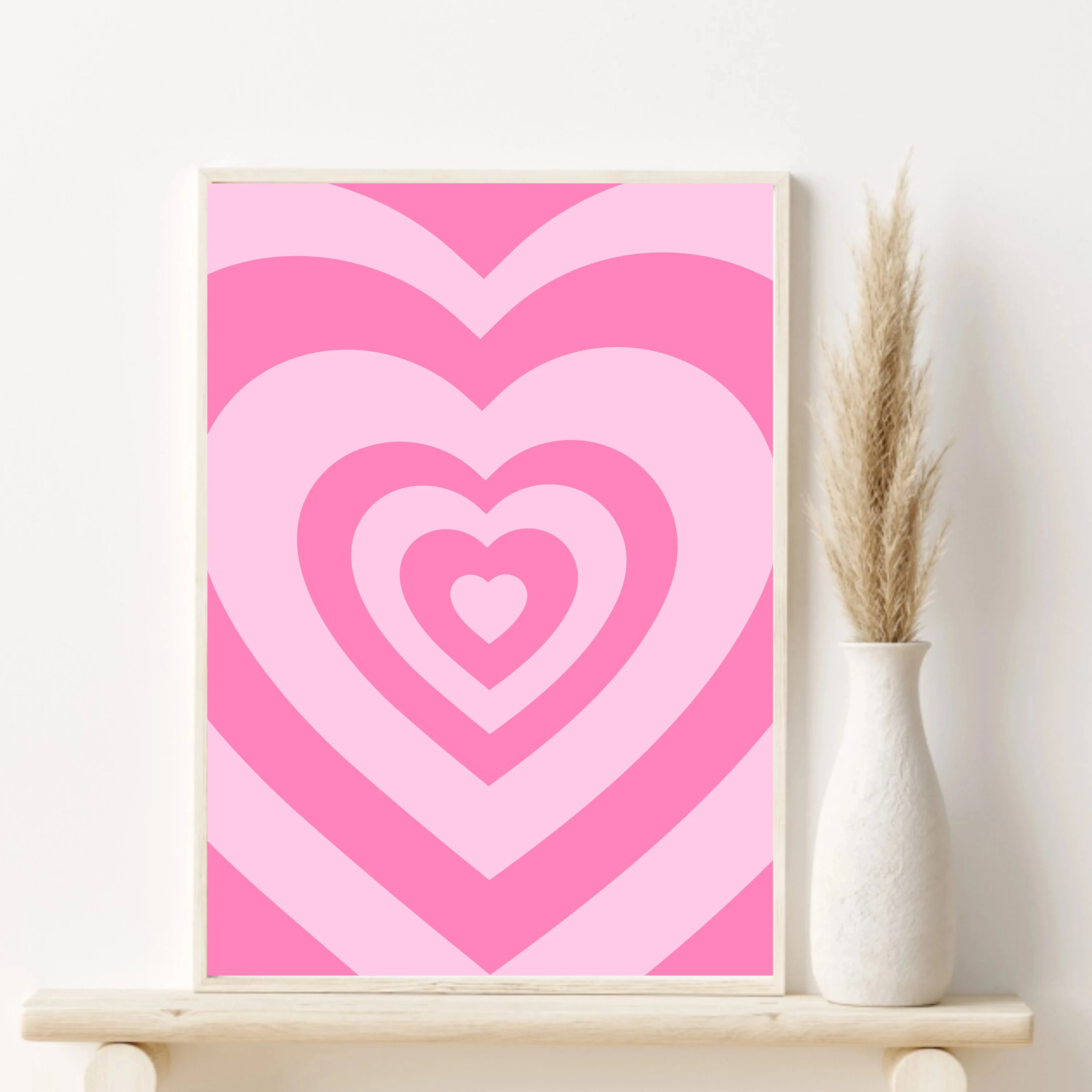 1 adet tuval boyama pembe Mati - Home Decor Y2K incelemesi ve fiyatı