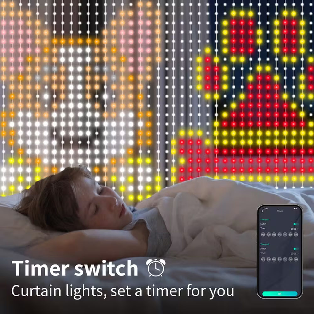 Akıllı LED Perde Işığı APP Kon - Home Decor Free App incelemesi ve fiyatı